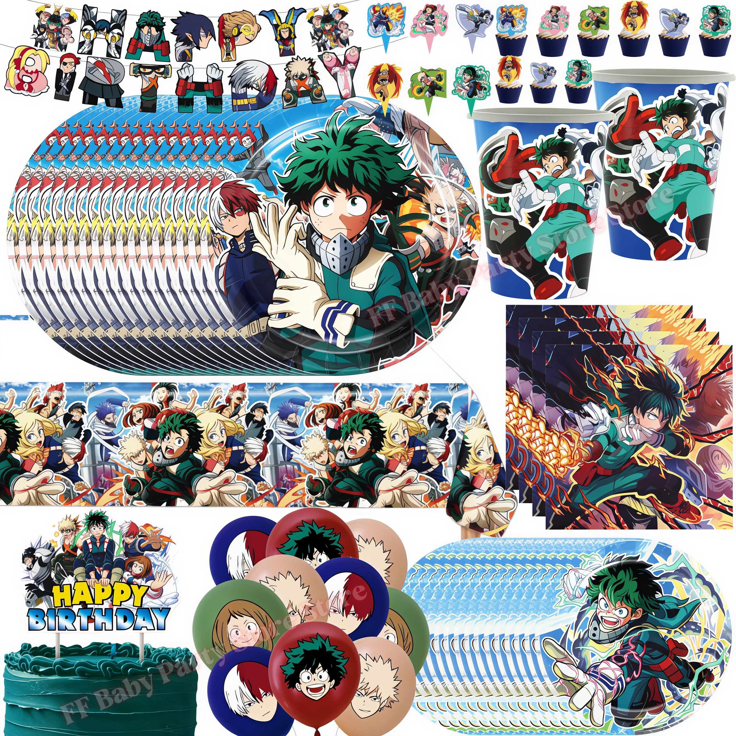 Wedding Supply Kit - My Heroed Academia Birthday Party Decoration