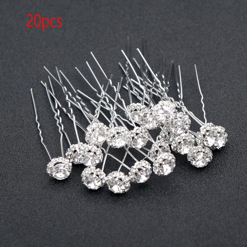 20pcs Bridal Pear U-shaped Hai - Wedding Decoration Supply 评论和价格