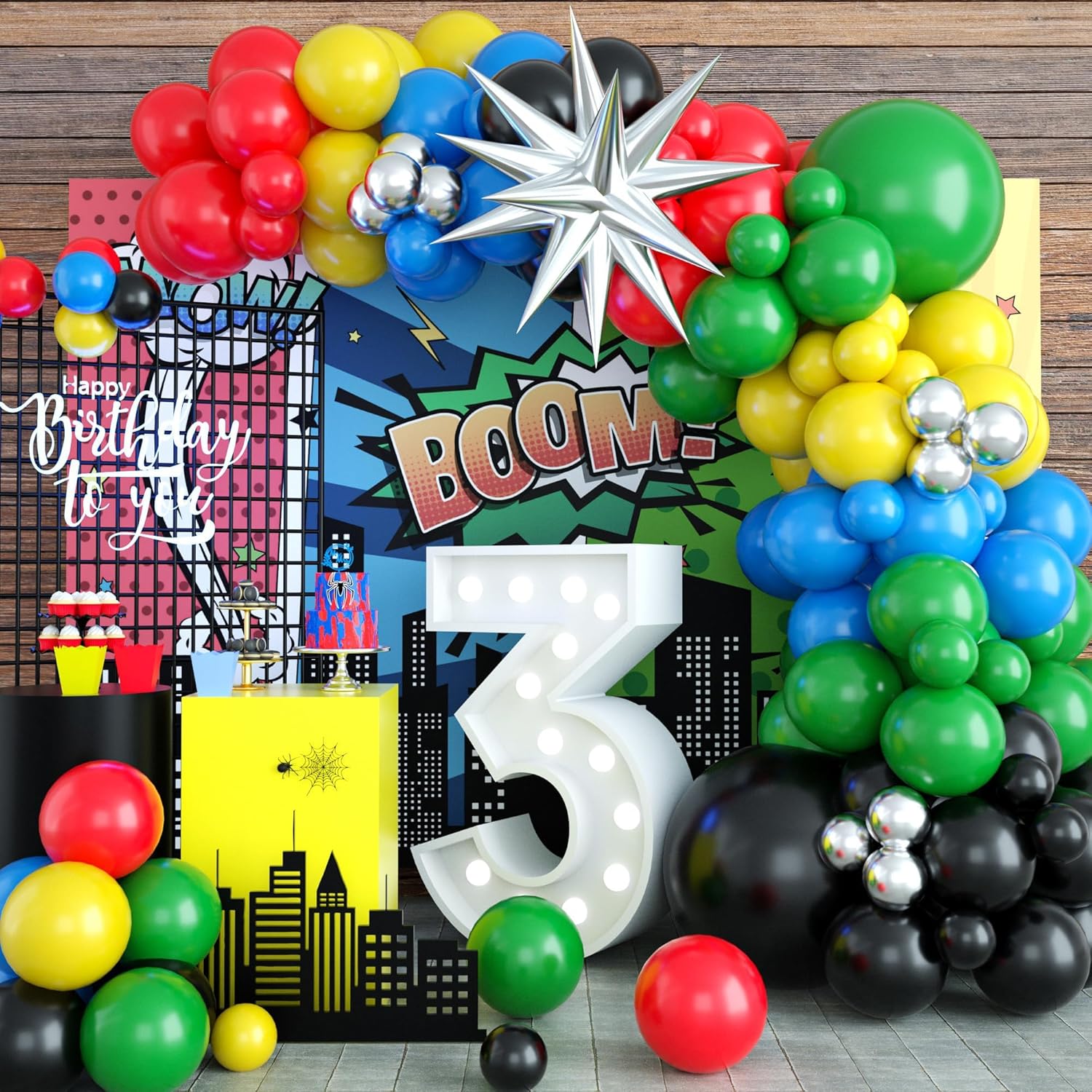106Pcs Theme Balloon Arch Kit  - Wedding Supply Kit 评论和价格