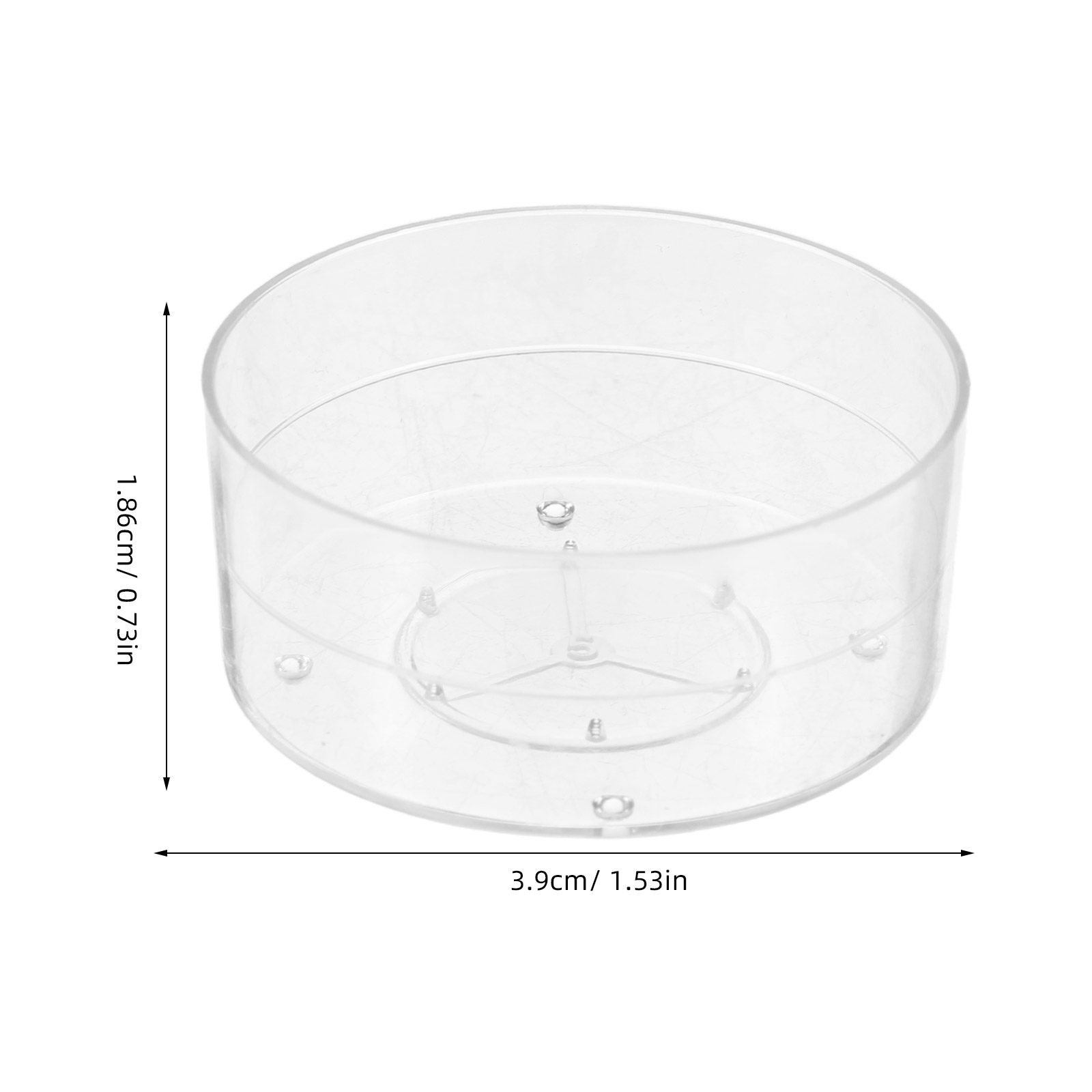 100Pcs Clear Plastic Round Cup - Wedding Decoration Supply 评论和价格