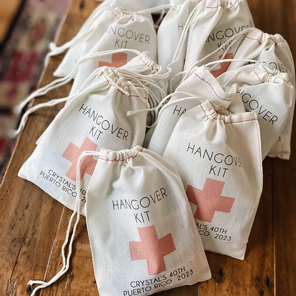 Custom 5Pcs Hangover Kit Cotto - Wedding Supply Kit 评论和价格