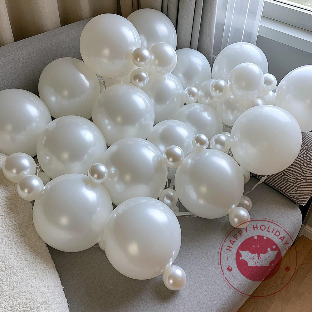 5/10/12inch Pearl White Balloo - Wedding Supply Wholesale 评论和价格