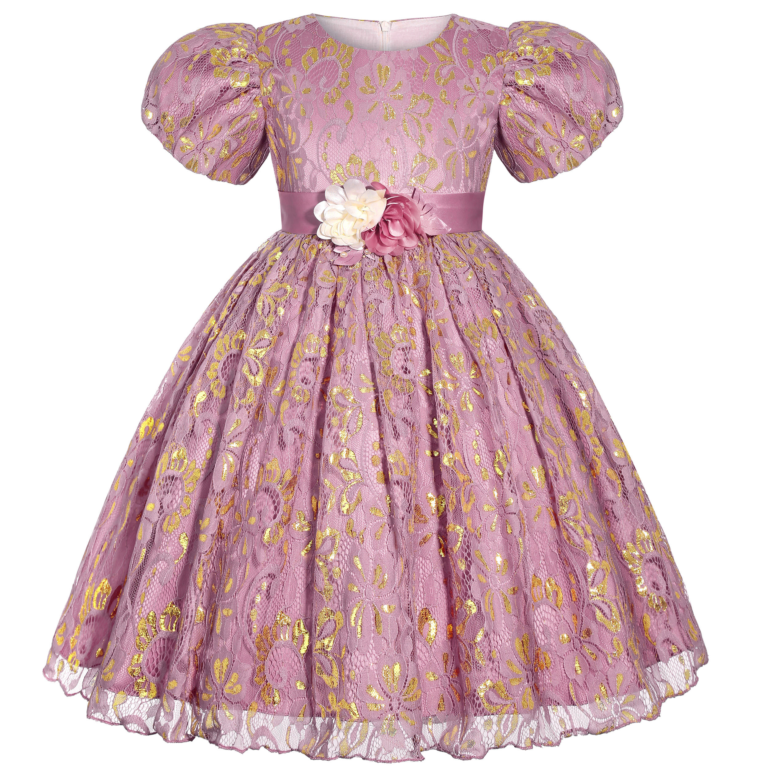 Lace flowered bow tie princess - Wedding Lulu 评论和价格
