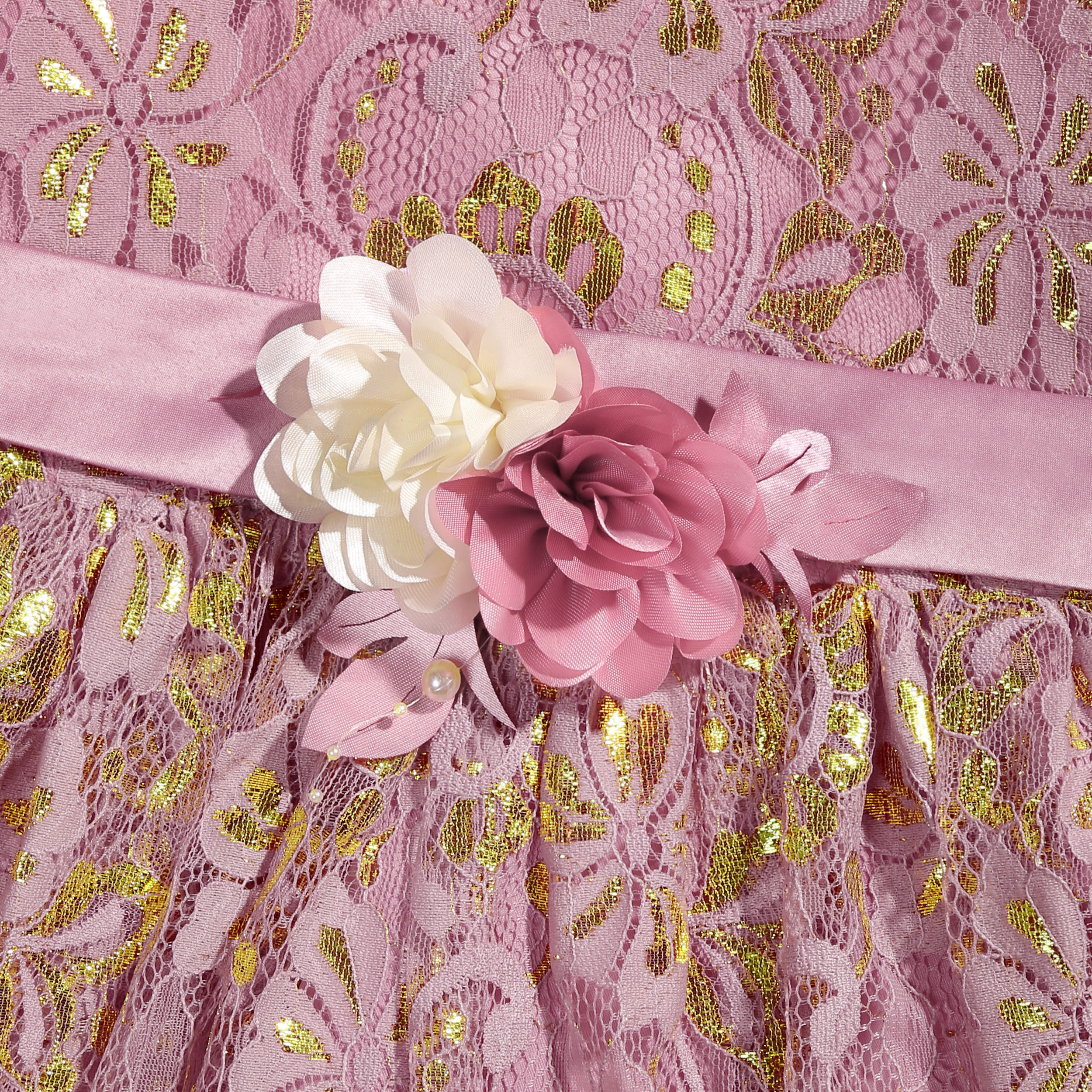 Lace flowered bow tie princess - Wedding Lulu 评论和价格