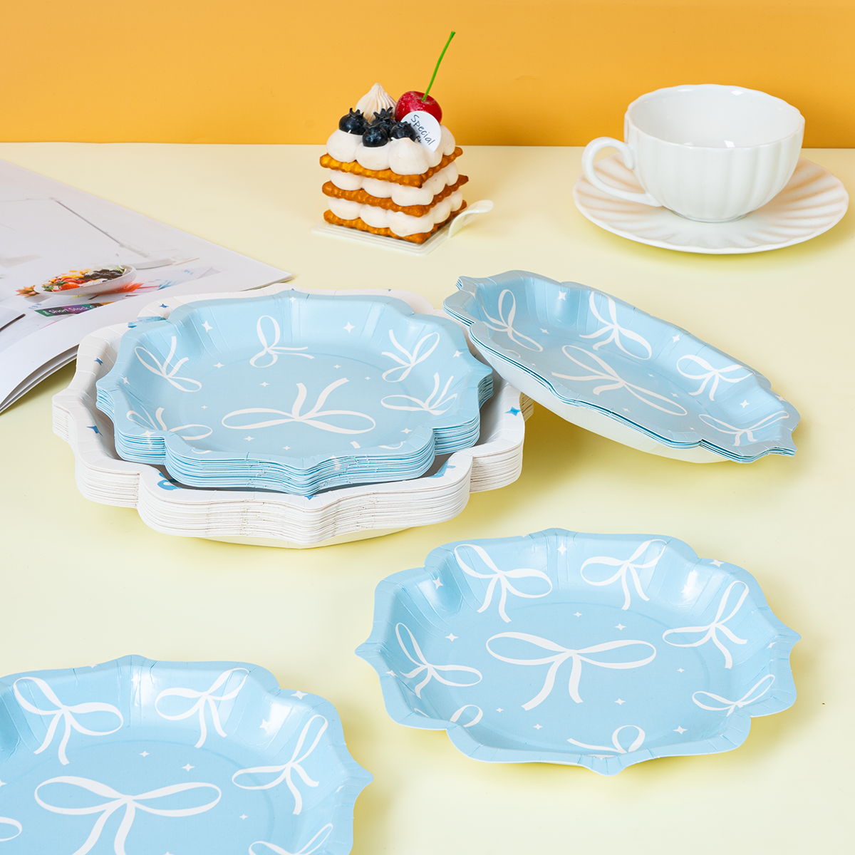 Bow Birthday Theme Party Dispo - Wedding Decoration Supply 评论和价格