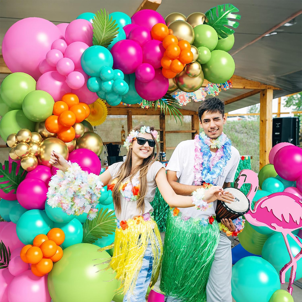 138Pcs Summer Tropical Balloon - Wedding Supply Kit 评论和价格