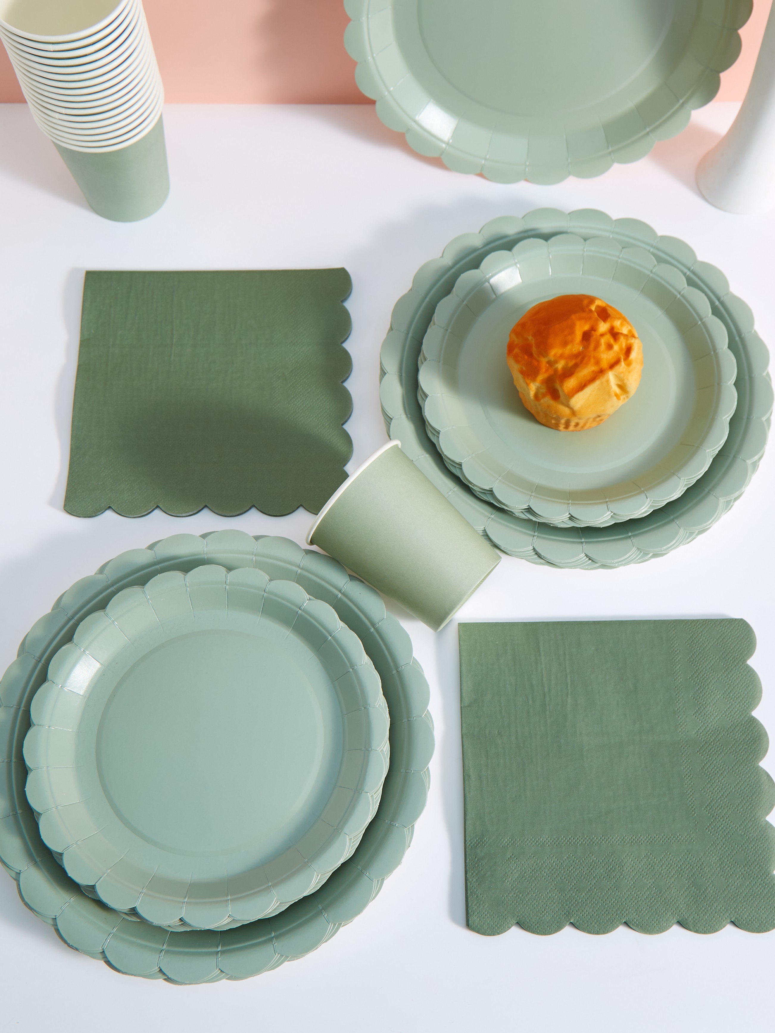 97pcs/set Disposable Tableware - Wedding Decoration Supply 评论和价格