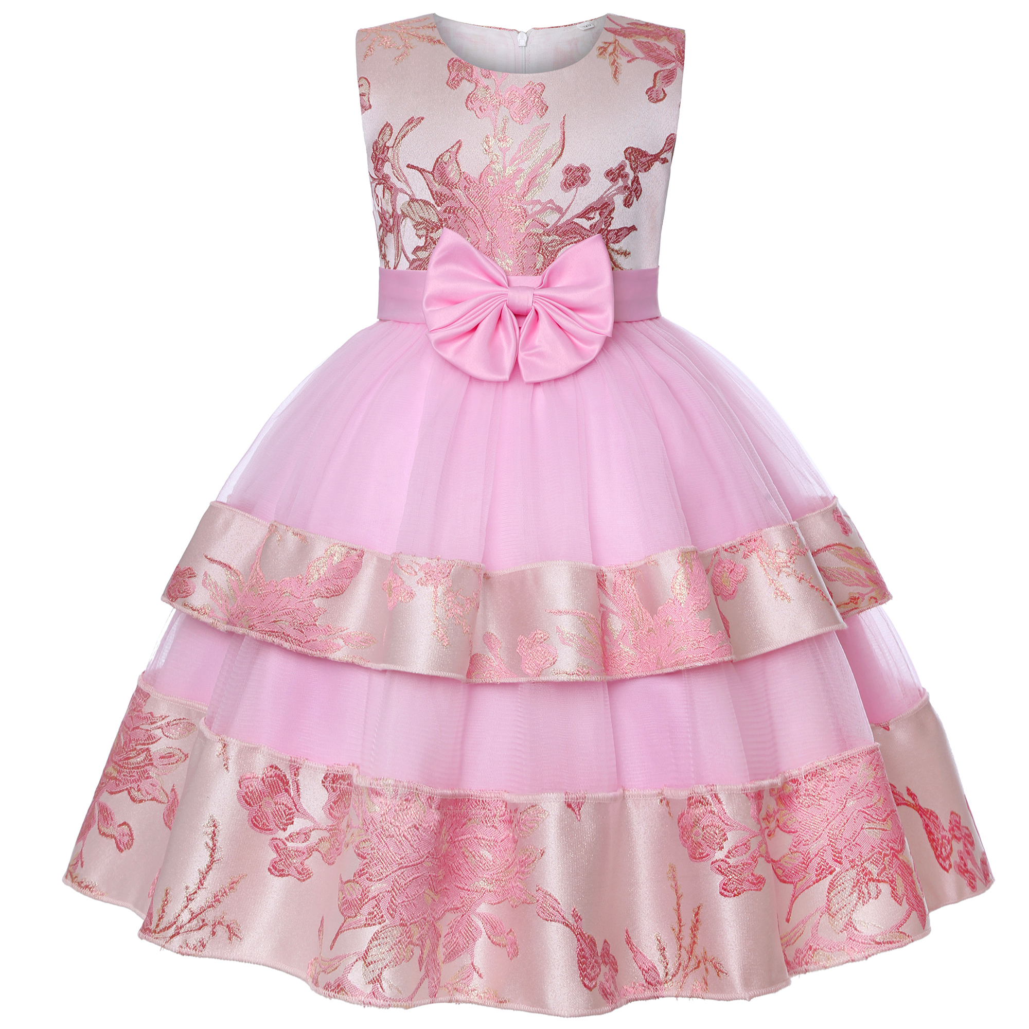 Summer Embroidered Evening Gow - Wedding Lulu 评论和价格