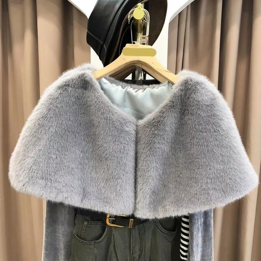Winter Large Collar Shawl Hand - Wedding Dress Supply 评论和价格