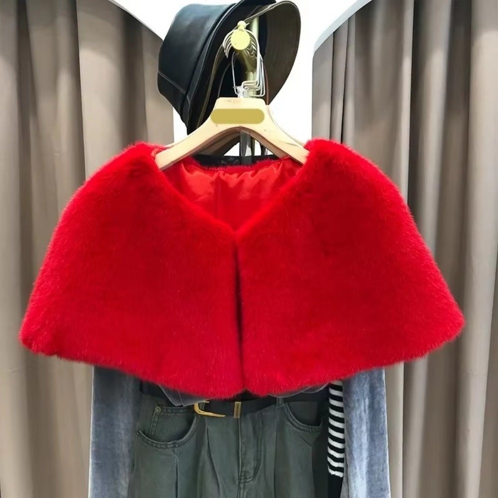 Winter Large Collar Shawl Hand - Wedding Dress Supply 评论和价格