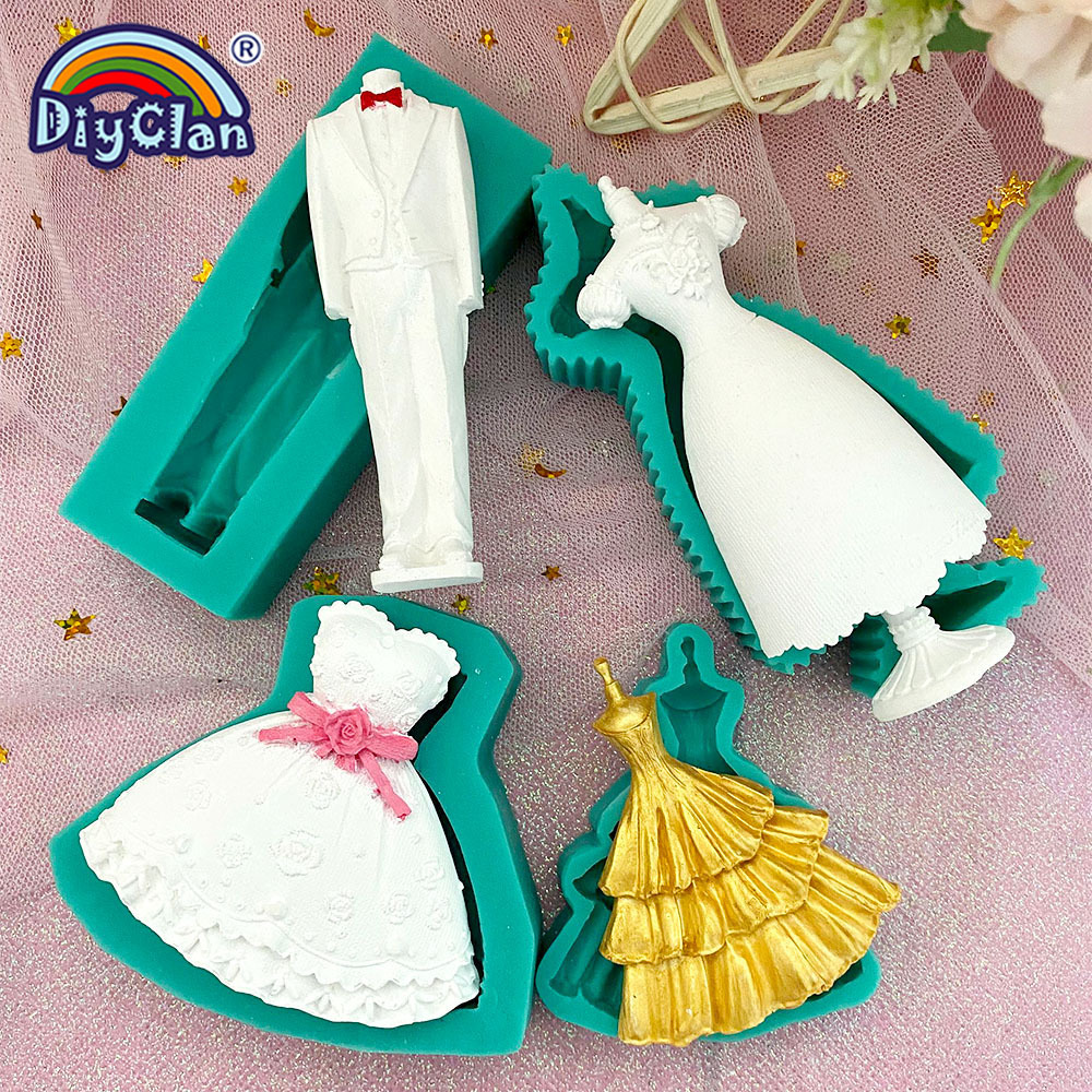 Marry Decoration Silicone Mold - Wedding Dress Supply 评论和价格