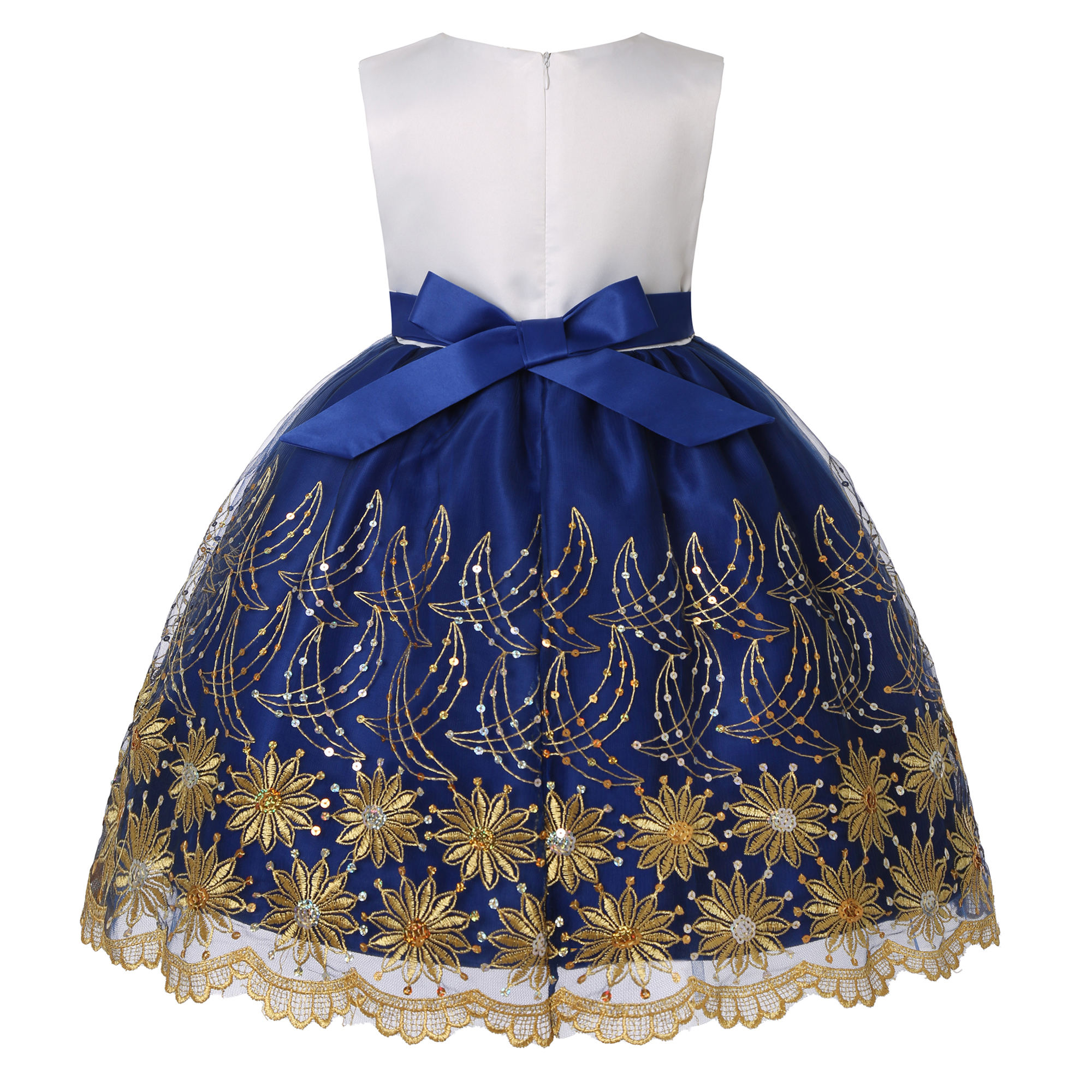 Little girl’s embroidered dres - Wedding Lulu 评论和价格