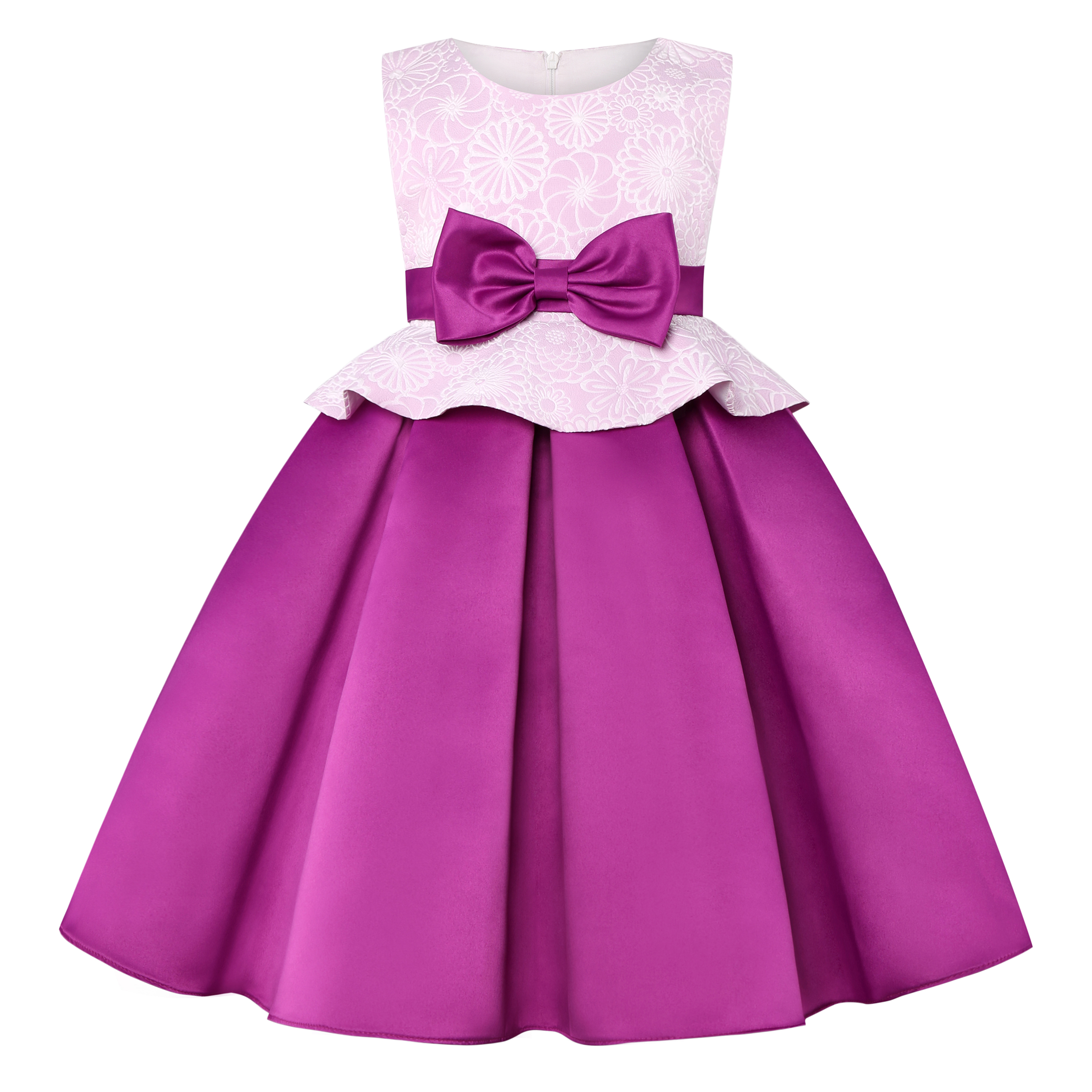 Summer children's dress Bow Pr - Wedding Lulu 评论和价格