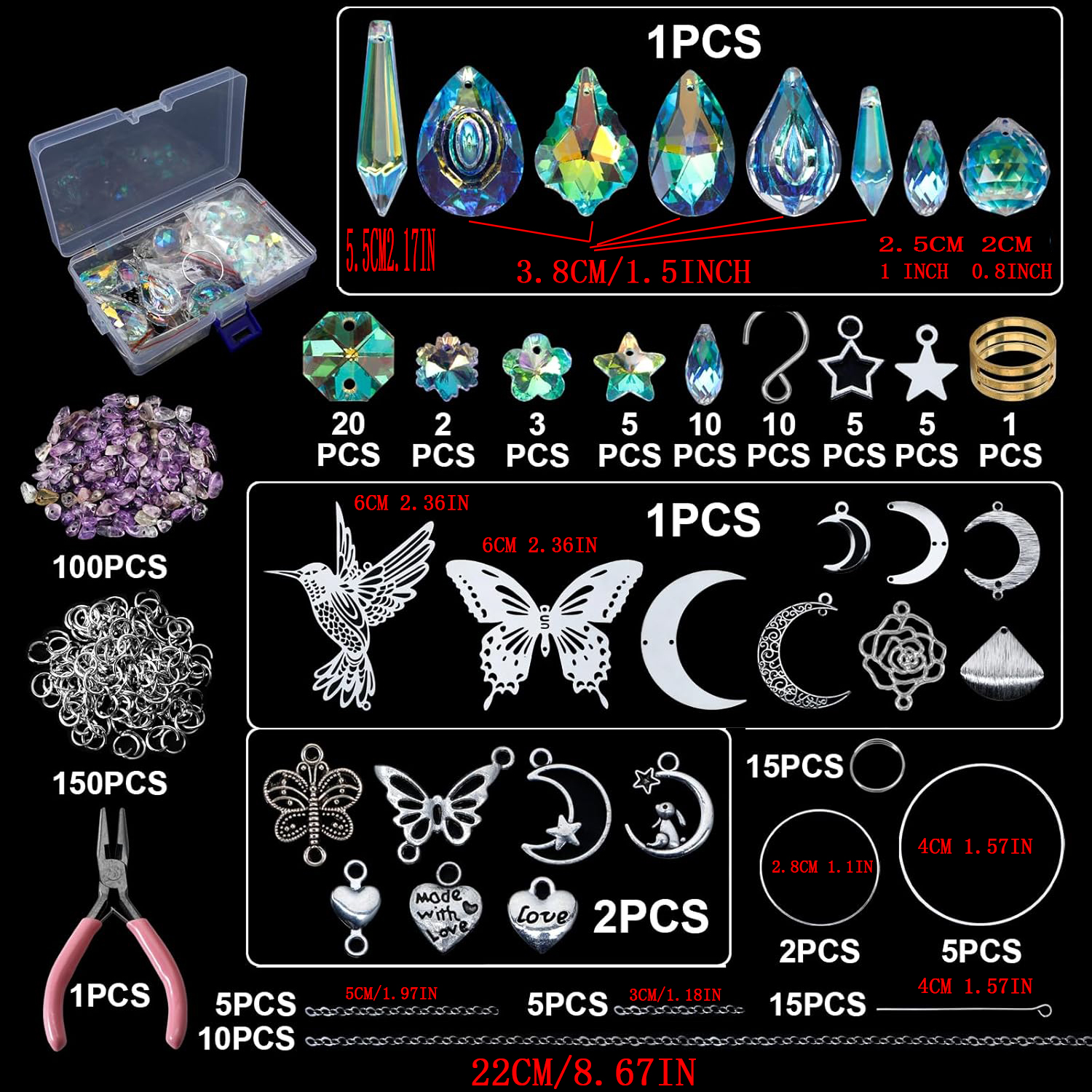 DIY 400pcs SunCatchers Making  - Wedding Supply Kit 评论和价格