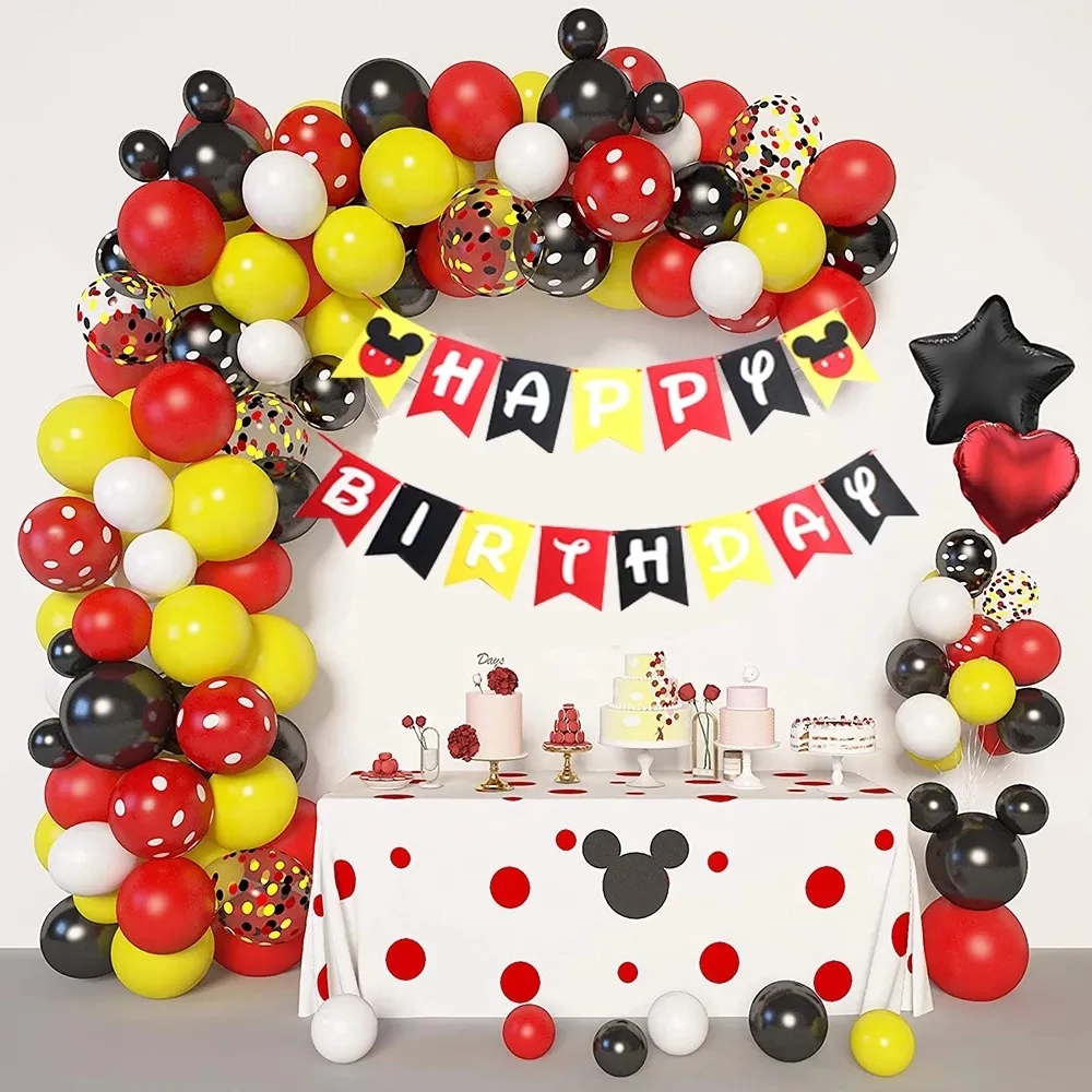 Red Black Yellow Balloon Garla - Wedding Supply Kit 评论和价格
