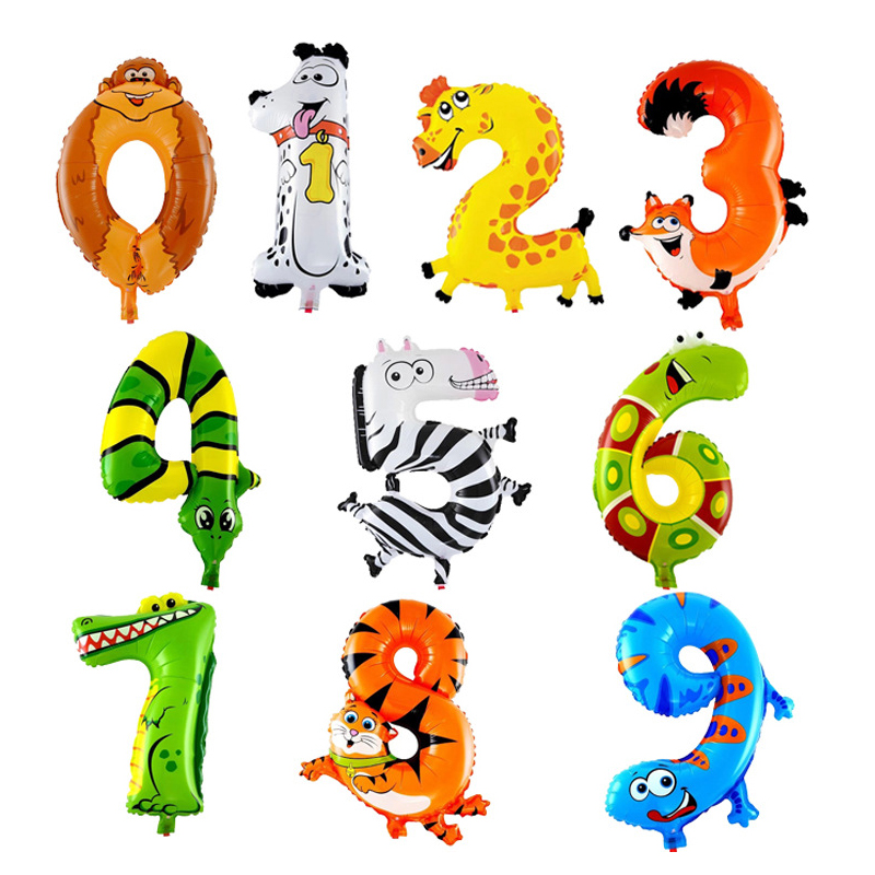 1-50pcs 16inch Jungle Animal B - Wedding Supply Wholesale 评论和价格