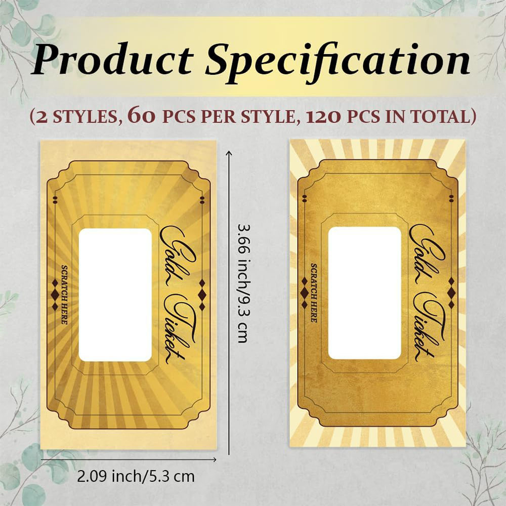 20 pcs Gold Scratch off Cards  - Wedding Supply Business 评论和价格