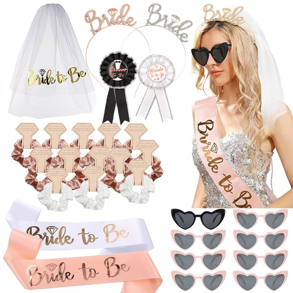 Rose Gold Bachelorette Party D - Wedding Supply Kit 评论和价格