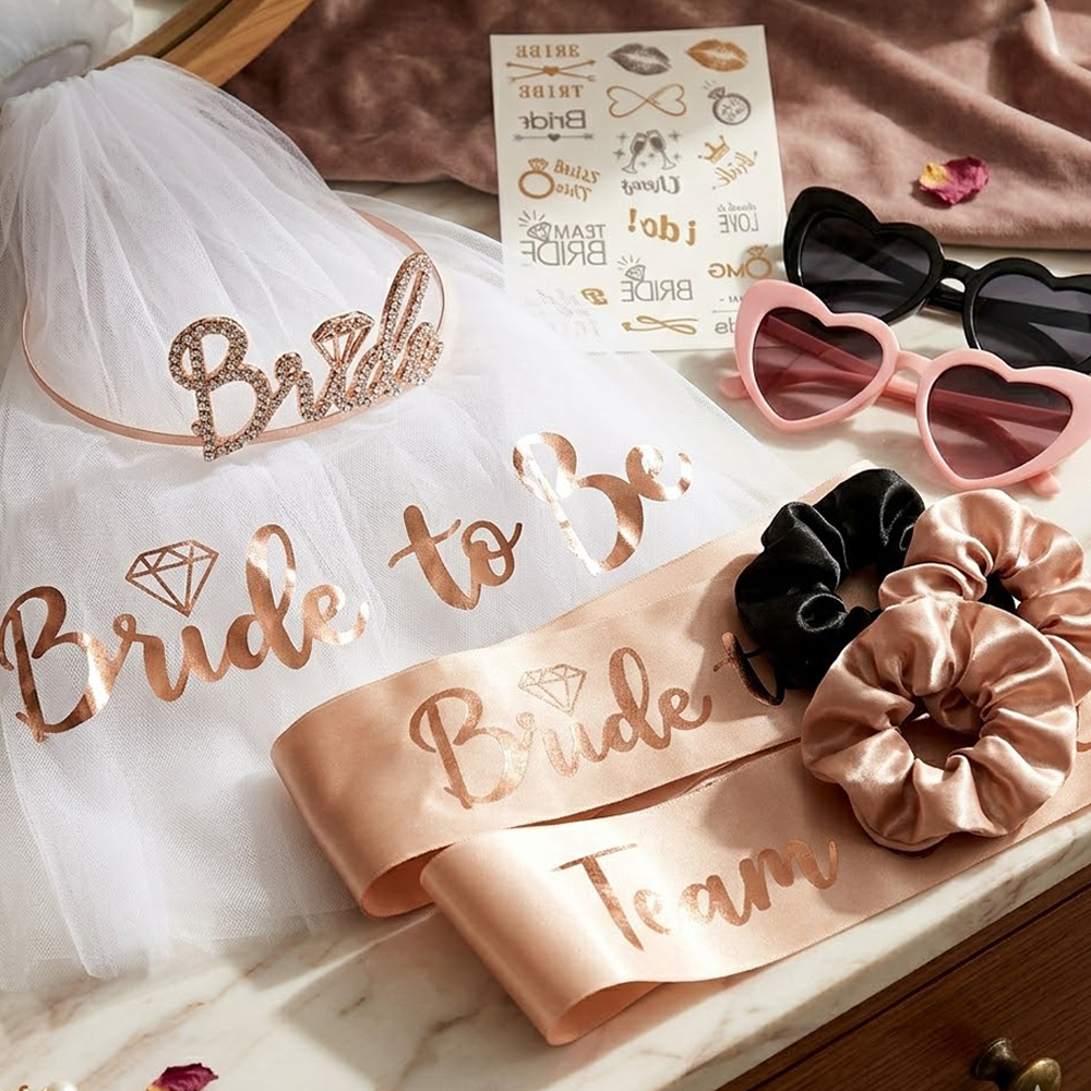 Rose Gold Bachelorette Party D - Wedding Supply Kit 评论和价格